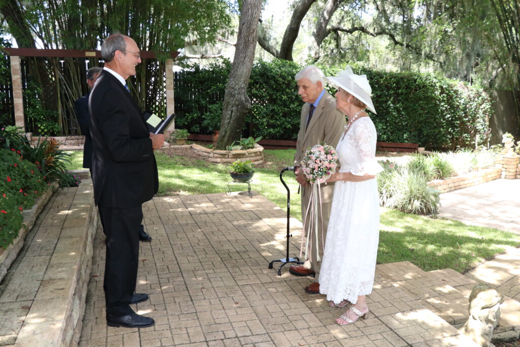 A VOW RENEWAL CEREMONY IN FLORIDA