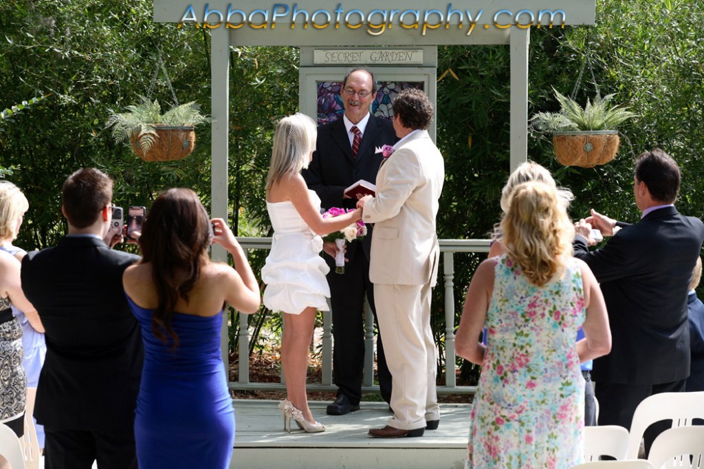 Joel and Brittney wed at The Secret Garden.