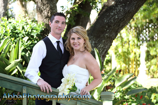 Outdoor garden wedding in Orlando, FL